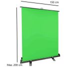 StudioKing Rollup Green Screen FB-150200FG 150x200cm Chroma