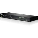 Aten 1U Rackmount KVM KVM 8 Port USB&PS2 KVMP