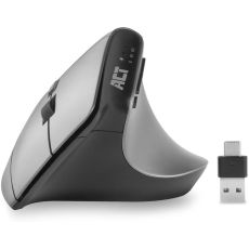 ACT Wireless Ergonomic Mouse w/ Bluetooth And USB-C/USB-A