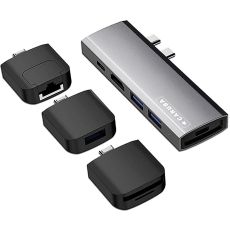 Caruba Multi-Functional 9-IN-1 USB-C Hub Space Grey