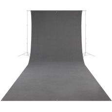 Westcott Wrinkle-Resistant Backdrop - Neutral Grey (6.1x2.7)