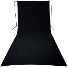 Westcott Wrinkle-Resistant Backdrop - Black (6.1 X 2.7)