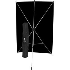 Westcott Black X-Drop Backdrop Kit