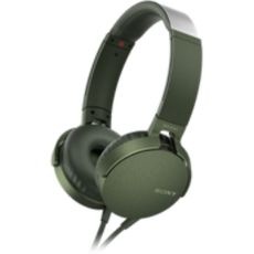 Sony Extrabass Wired Headph w/ Remote Mic (Green)