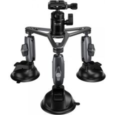 Telesin 3-ARM Suction Mount For Gopro + Camera 3 Suction Cup